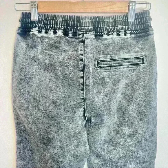 Vervet Women’s Denim Grey Acid Washed Stretchy Jogger Size 24 - Picture 6 of 11